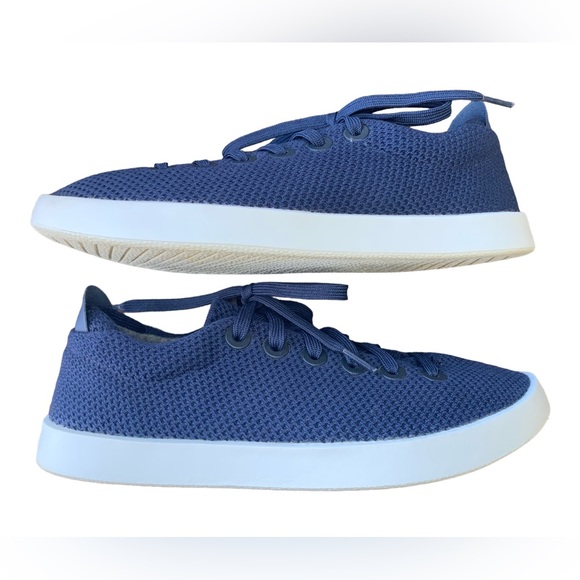 Allbirds Wool Piper Men’s Shoes Dogwood Navy Blue Size 9 GUC - Picture 7 of 11